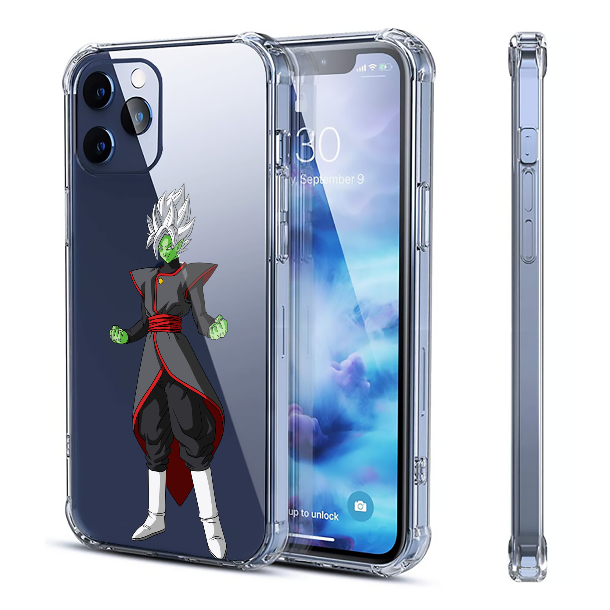（画像用） ドラゴンボール ベジット DRAGON BALL Vegetto 【iPhone 12シリーズ対応】透明スマホケース（クリアソフトケース）